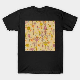 Fabric with flowers T-Shirt